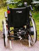 wheel chair from behind