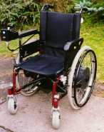wheel chair from the front